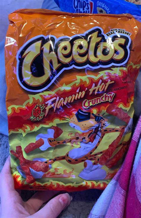 Cheetos Crunchy Flamin' Hot Flavored Cheese Flavored Snacks 8.5 oz - Trash Panda App