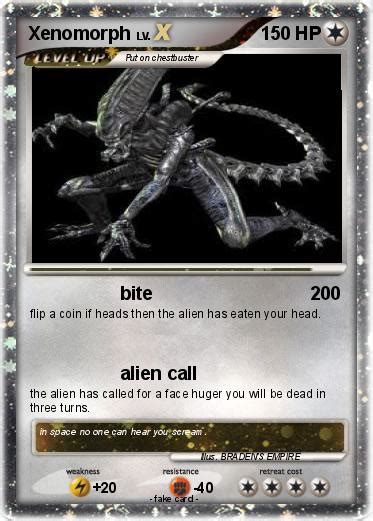 Pokémon Xenomorph 104 104 - bite - My Pokemon Card