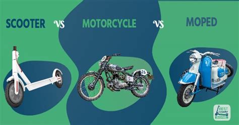 Scooter vs Moped vs Motorcycle - Whats the difference? 2022 updated - Best e-scooter Zone