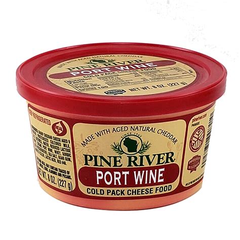 Port Wine Cheese Spread 8 oz - Nasonville Dairy