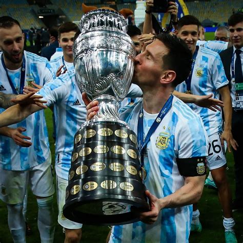 Copa America 2021: Lionel Messi wins first senior International trophy; See Pics