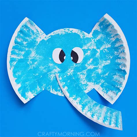 Paper Plate Elephant Kids Craft - Crafty Morning