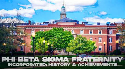 Phi Beta Sigma Fraternity, Incorporated: History & Achievements