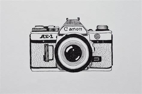 Pin by Giorgia Mazzanti on Own Work | Camera drawing, Camera illustration, Camera sketches