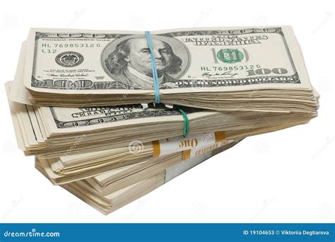 A bundle of money stock image. Image of wealth, cash - 19104653