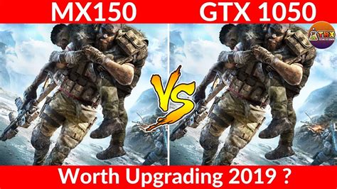 GTX 1050 vs GTX MX150 Gaming benchmark - YouTube