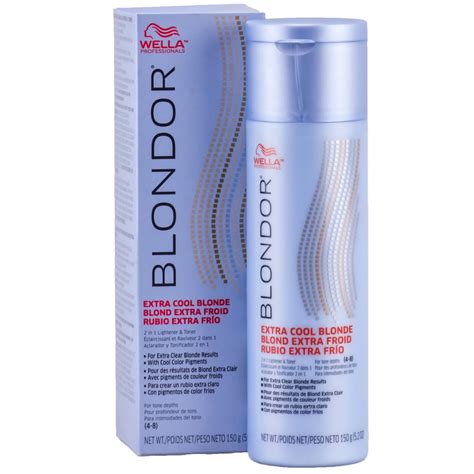 Wella Professionals Blondor Extra Cool Blonde 2 in 1 Lightener & Toner - Size : 5.2 oz - Walmart.com