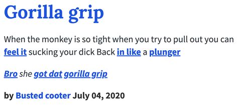 Gorilla grip definition | Gorilla Grip / Grip (Slang) | Know Your Meme