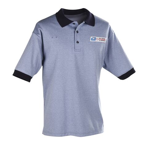 Postal Uniform Shirt Mens Polo Short Sleeve for Window Cl...