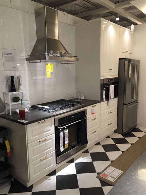 IKEA showroom galley kitchen | Galley kitchen, Ikea showroom, Kitchen