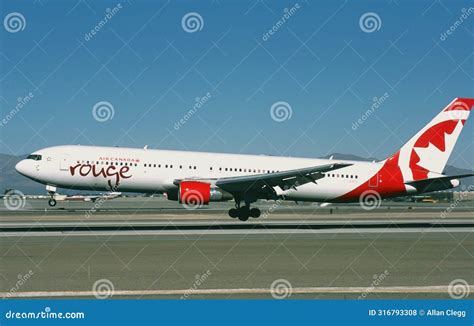 Air Canada Rouge Boeing 767-33AER(WL) C-GHPN . Taken on April 2 , 2014 Editorial Stock Photo ...