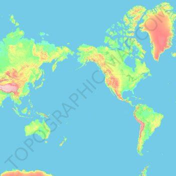 Alaska topographic map, elevation, terrain