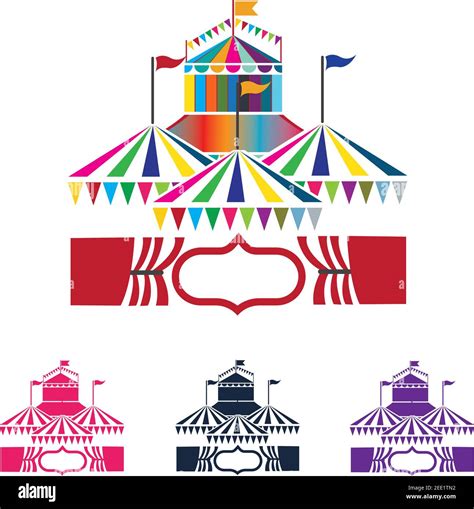 Circus vector illustration design logo emblems template Stock Vector Image & Art - Alamy