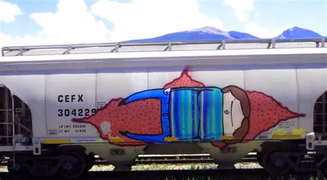 Freight Train Graffiti: Art Or Not? - Train Fanatics