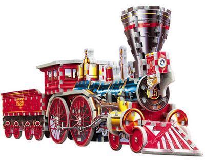 3D Train Jigsaw Puzzle 3D Railroad Train 3D Puzz