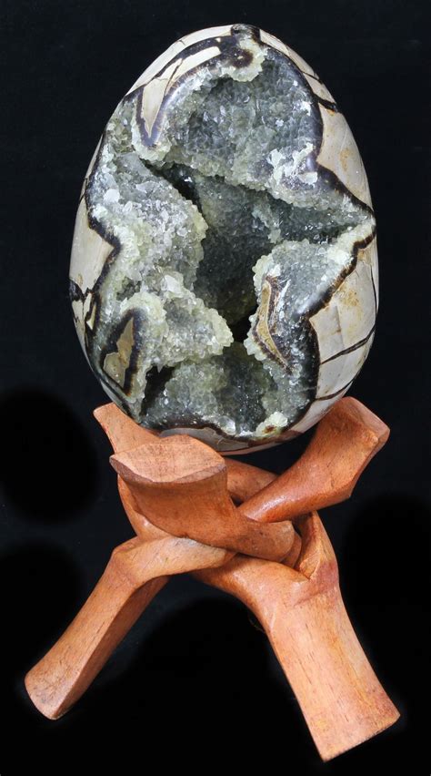 5.8" Septarian "Dragon Egg" Geode With Calcite Crystals (#33497) For Sale - FossilEra.com