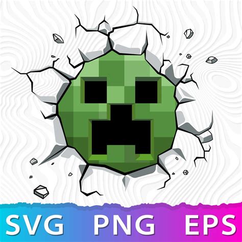 Minecraft Creeper Face Svg Free Minecraft Creeper Face Svg Download ...