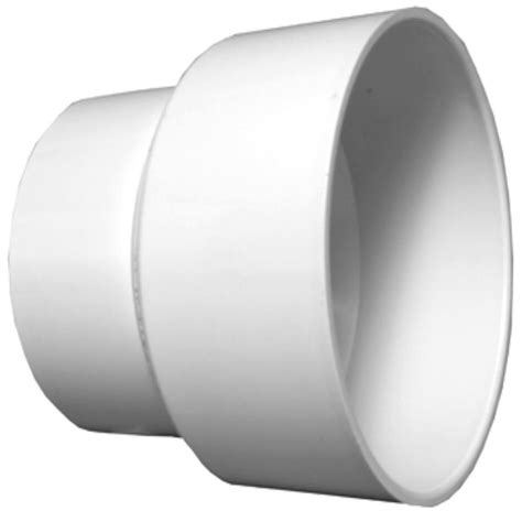 Charlotte Pipe 6 in. x 12 in. DWV PVC Pipe Increaser Reducer-PVC 00102 2300 - The Home Depot