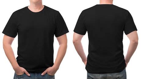 vector kaos polos hitam png