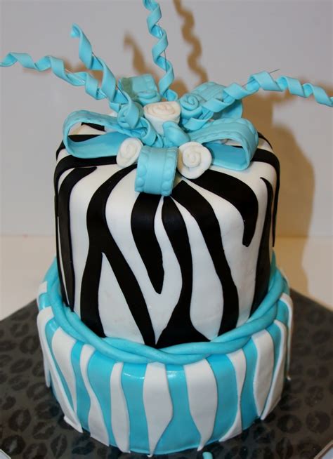 Zebra Print Cake - CakeCentral.com