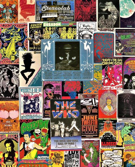 Classic Rock Concert Poster Collage 6 Digital Art by Doug Siegel | Pixels