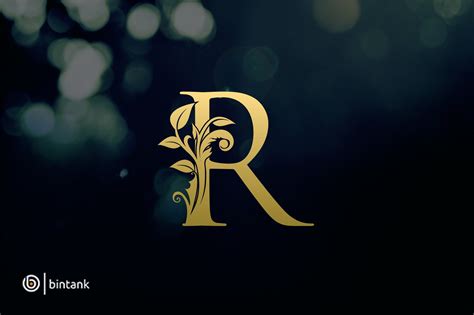 Luxury Gold R Letter Logo | Branding & Logo Templates ~ Creative Market