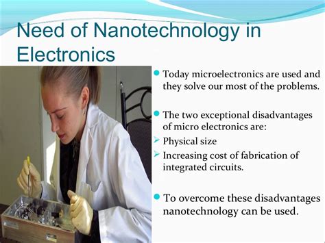 APPLICATIONS OF NANOTECHNOLOGY IN ELECTRONICS.