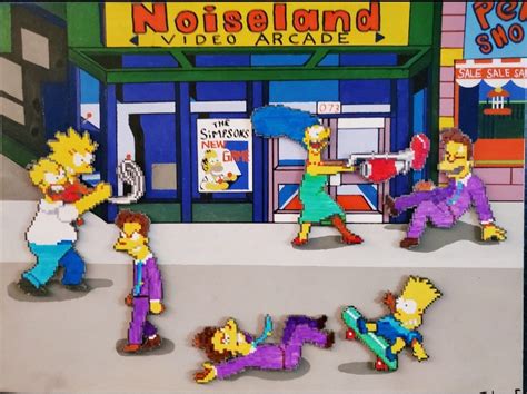 The Simpsons the Arcade Game - Etsy