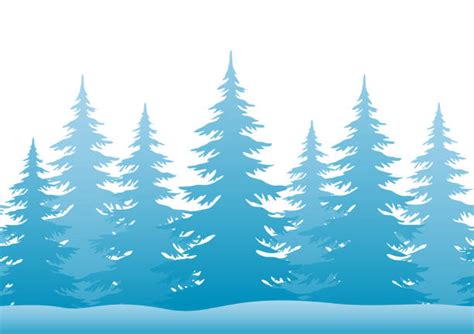 Snow Covered Pine Tree Silhouette Illustrations, Royalty-Free Vector Graphics & Clip Art - iStock