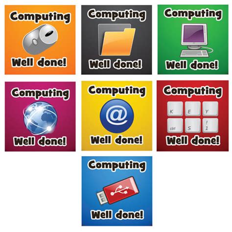 Teacher Stickers | Computing Reward School Stickers. All ages.Free Delivery