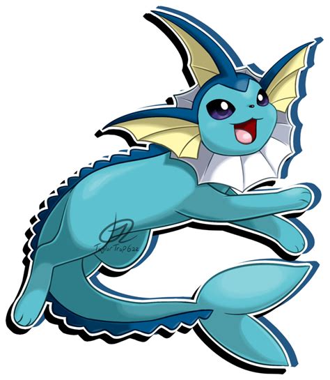 Pokemon Fan Art - Vaporeon by https://taylortrap622.deviantart.com on ...