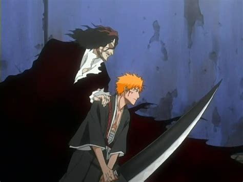 Bleach Manga: Ichigo with the spirit of Zangetsu