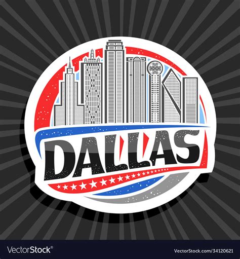 Logo for dallas Royalty Free Vector Image - VectorStock