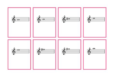 Free Printable Music Note Flashcards