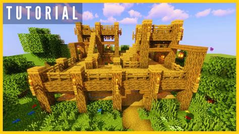 Minecraft: Ultimate Oak Survival Fort Tutorial | How to Build a Starter Base Tutorial (#1) - YouTube