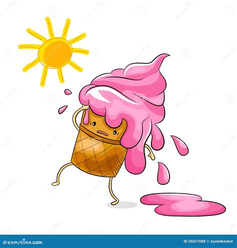 Melting Ice Cream Royalty Free Stock Photos - Image: 26027088