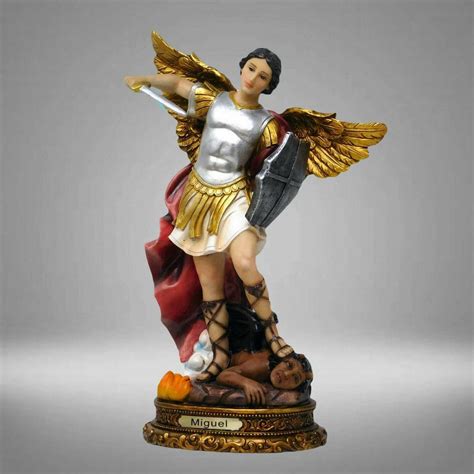 San Miguel Arcangel 12" Statue No.20046 Alta Calidad Saint Michael Archangel NEW | #2071710852