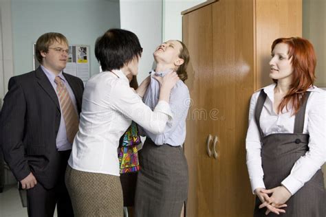 Offices`s Fight Royalty Free Stock Images - Image: 8382699