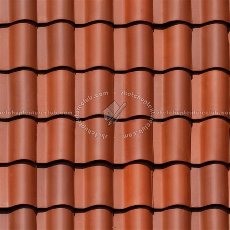 Clay roof texture seamless 19561