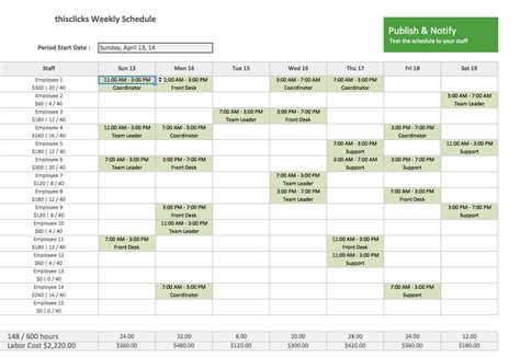 Fantastic Employee Scheduling Spreadsheet Excel Lpo Template