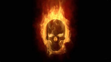 Fire Skull Wallpapers (62+ pictures) - WallpaperSet