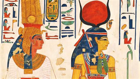 Queen Nefertari and Goddess Isis | DailyArt Magazine