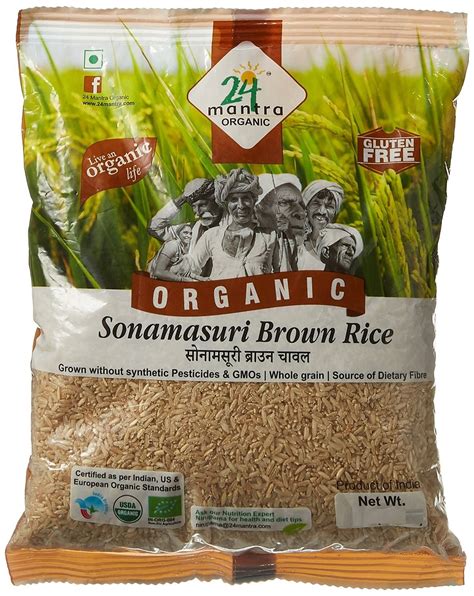 Buy 24mantra Organic Sonamasuri Brown Rice 10 Lbs | Fresh Farms - Quicklly