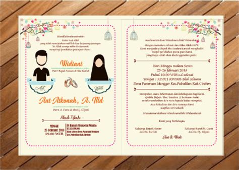 Download desain undangan pernikahan islami cdr - seobbtpseo