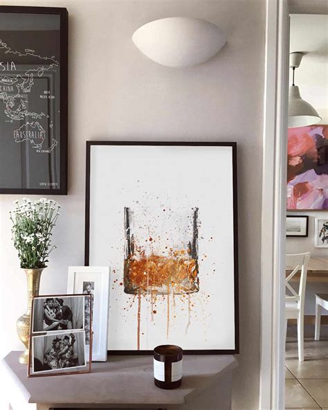 Whiskey Glass Wall Art Print – WE LOVE PRINTS