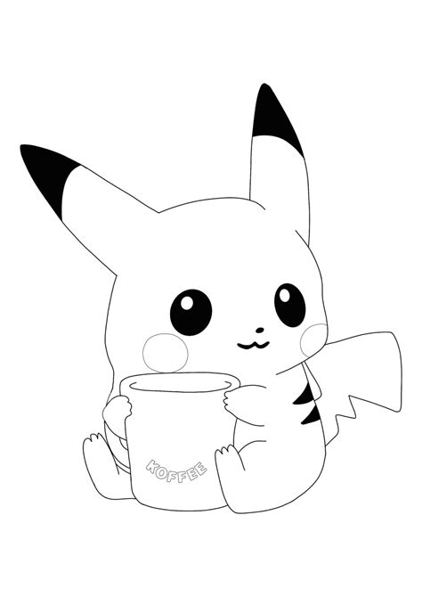 Baby Cute Pokemon Coloring Pages - Pokemon Drawing Easy