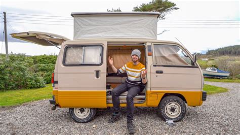 Touring the World's Smallest Campervan - 1989 Suzuki Super Carry - YouTube