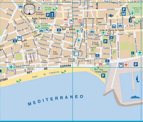 Fuengirola map of fuengirola