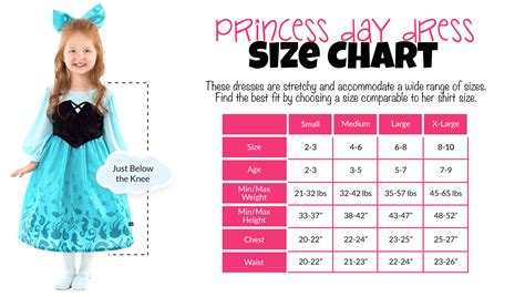 LittleDressUpShop.com - Boys and Girls Dress Up and Costume Size Charts