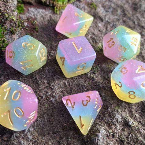 Glow in the Dark Dnd Dice Set Polyhedral Dice D&D Dice | Etsy